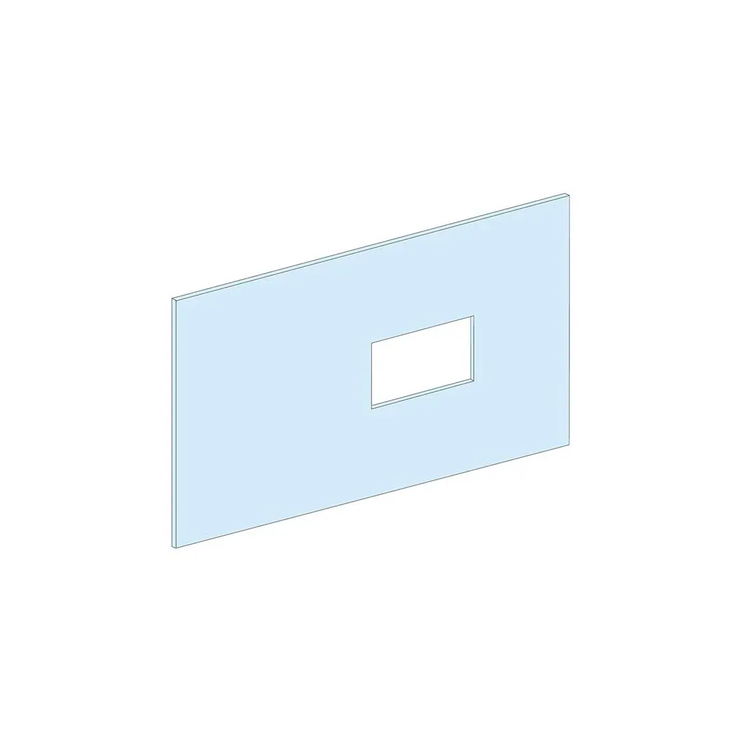 شنايدر - إكسسوار لوحة خدمة - FRONT PLATE INS630 VERTICAL WIDTH 600/650 10M