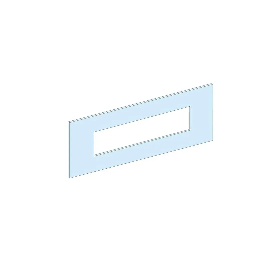 شنايدر - إكسسوار لوحة خدمة - FRONT PLATE 3-15 EZC100 VERTICAL WIDTH 600/650 5M