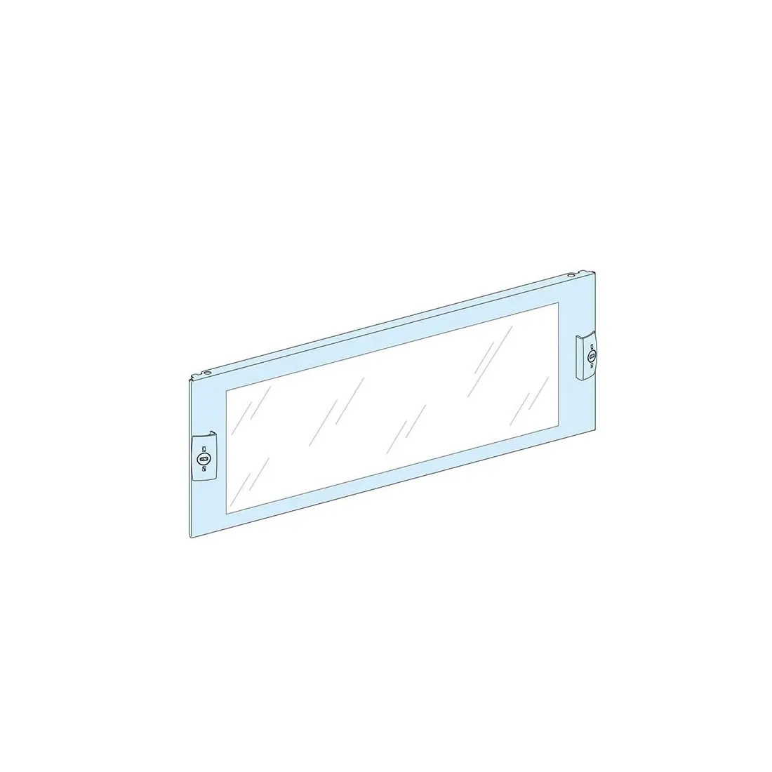 شنايدر - إكسسوار لوحة خدمة - TRANSPARENT FRONT PLATE WIDTH 600/650 4M