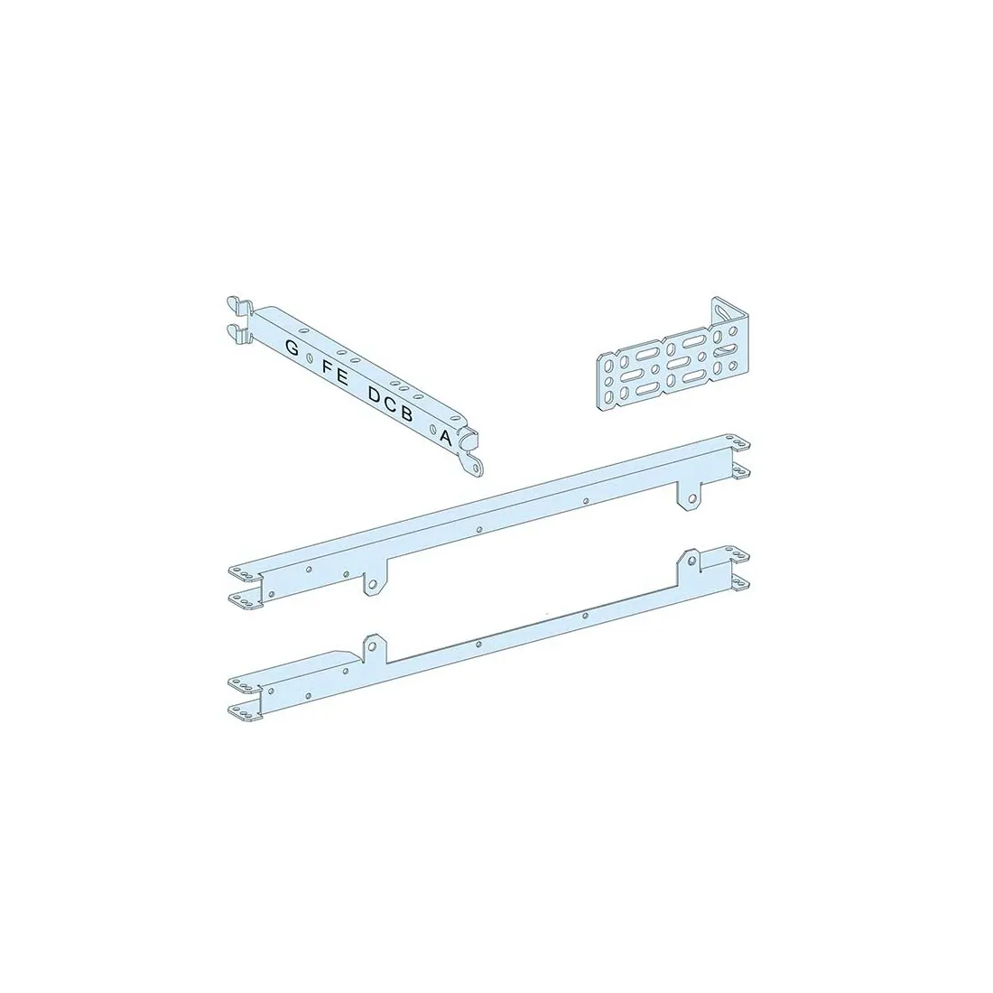 شنايدر - إكسسوار لوحة خدمة - MOUNTING PLATE SOURCE CHANGEOVER NSXINS/INV 630 3P/4P MOTOR HORIZONTAL