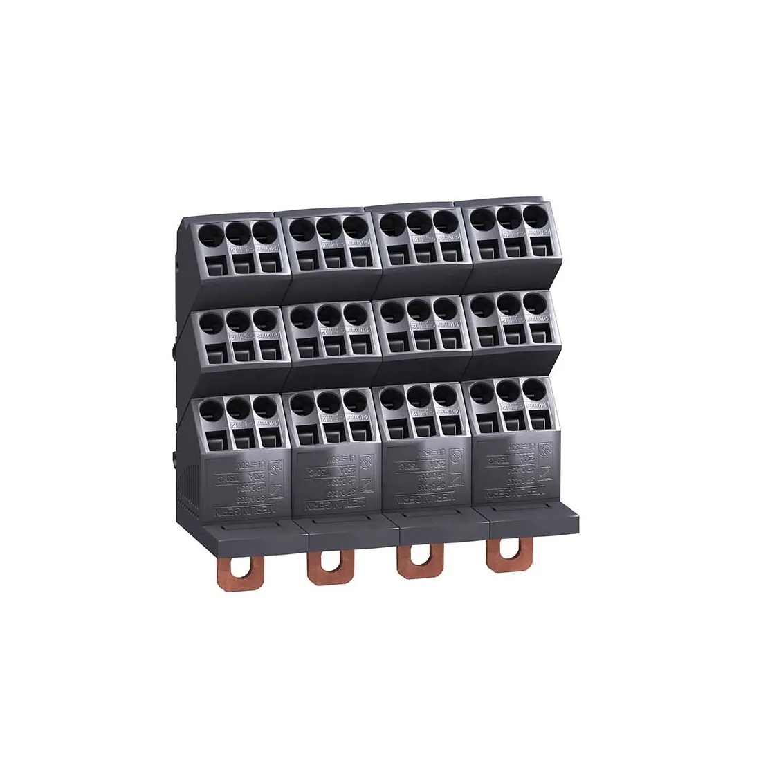 شنايدر - إكسسوار لوحة خدمة - LINERGY DP 4P D.BLK/COMPACT 250A 36 HOLES