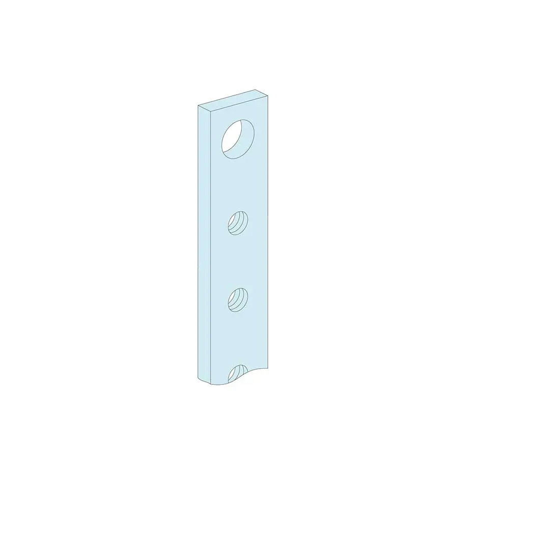 شنايدر - إكسسوار لوحة خدمة - 4 THREADED BARS 630A L1400/LINERGY BS BB