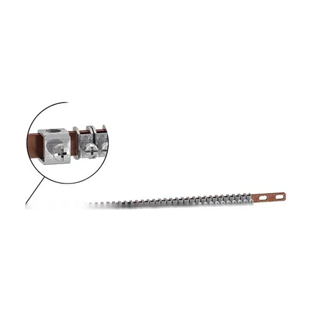 شنايدر - إكسسوار لوحة خدمة - 2 EARTH BAR 35²/20 CLAMP L200 LINERGY TB