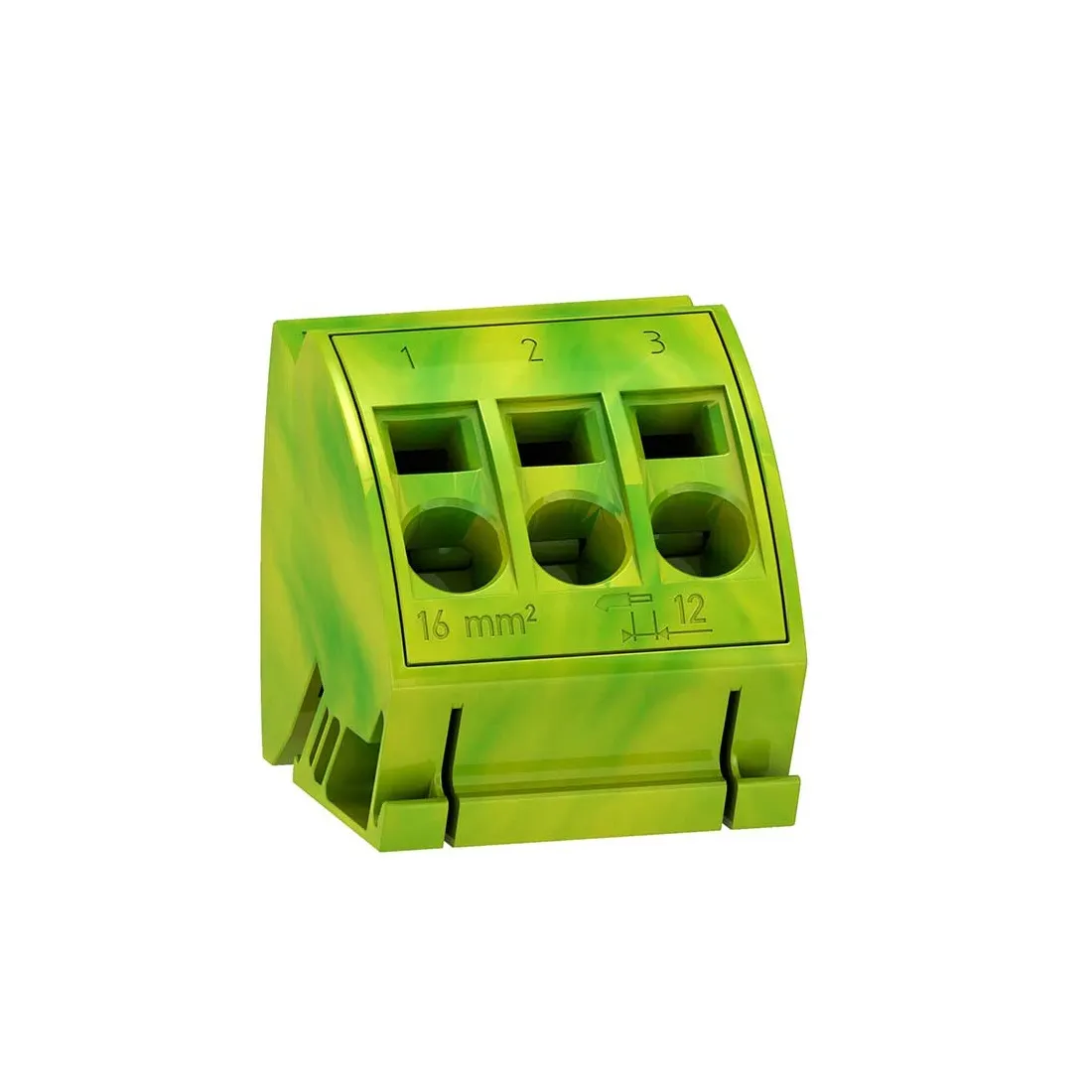 شنايدر - إكسسوار لوحة خدمة - 4 EARTH BLK 3X16² TERM.CLAMP LINERGY TB