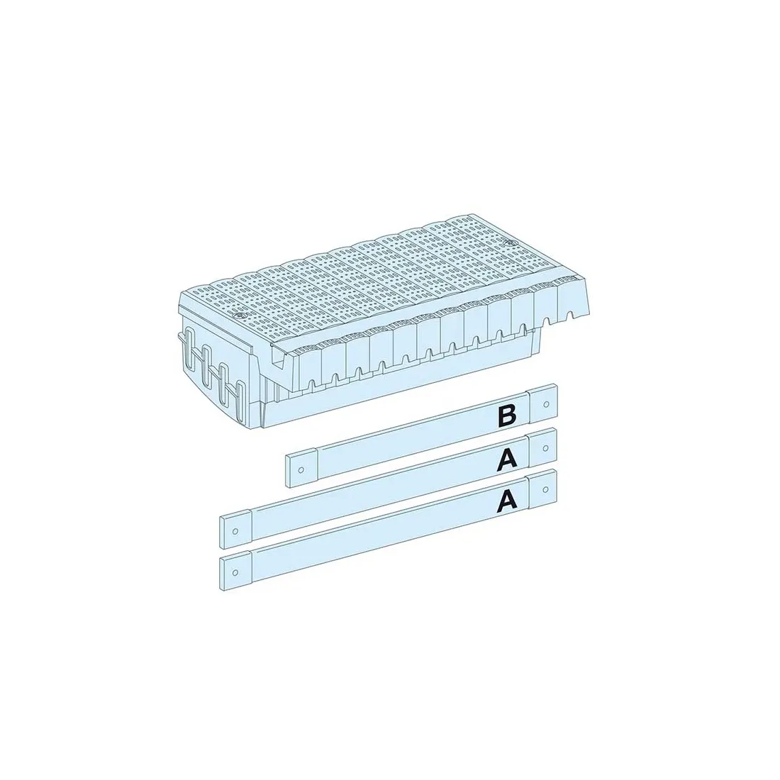 شنايدر - إكسسوار لوحة خدمة - LINERGY FC DISTRIBUTION BLOCK FOR COMPACT NSX250 3P FIXED/PLUG-IN+CONNECTION
