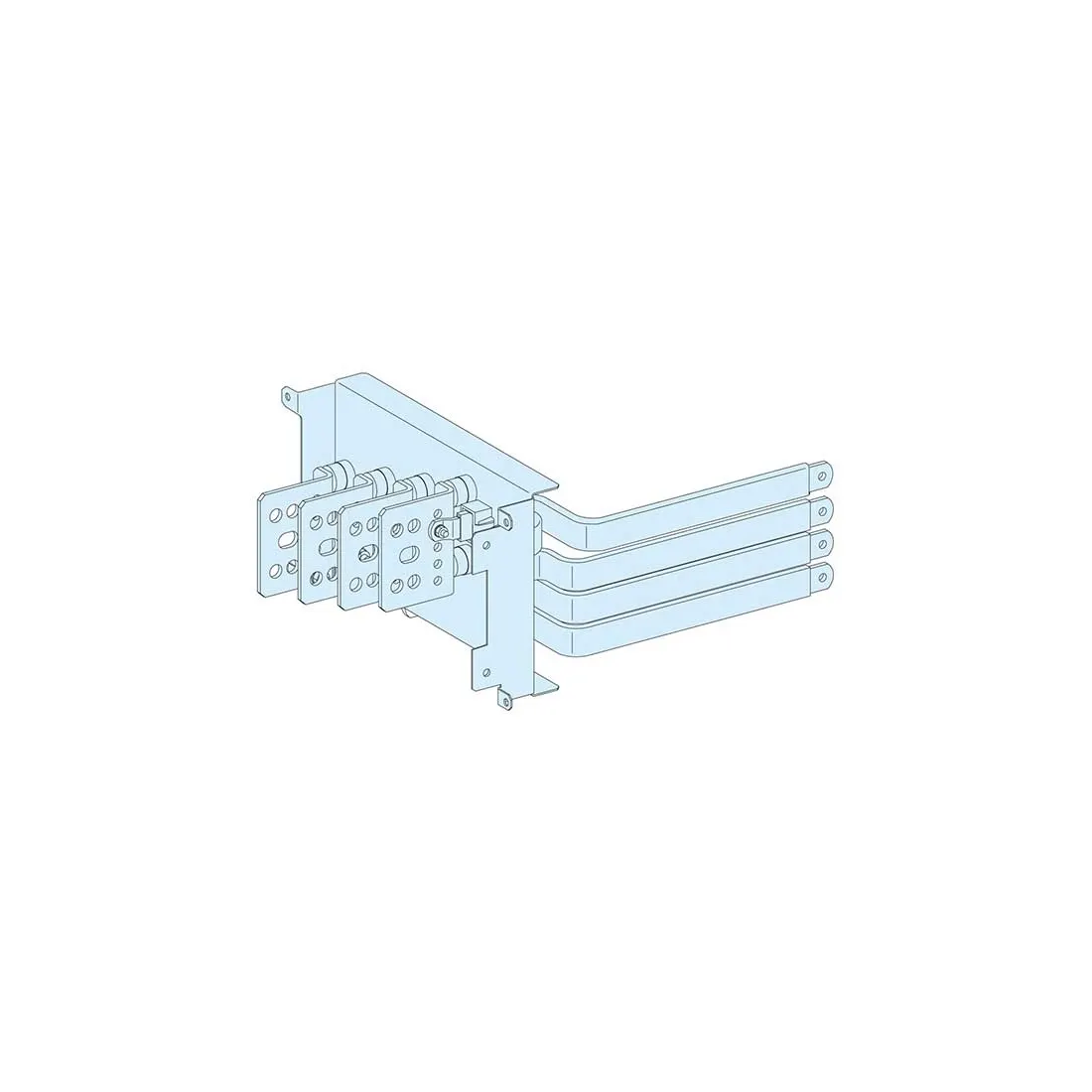 شنايدر - إكسسوار لوحة خدمة - CONNECTION TRANSFER ASSEMBLY IN DUCT FOR FIXED HORIZONTAL NSX250 WITH TOGGLE, 4P