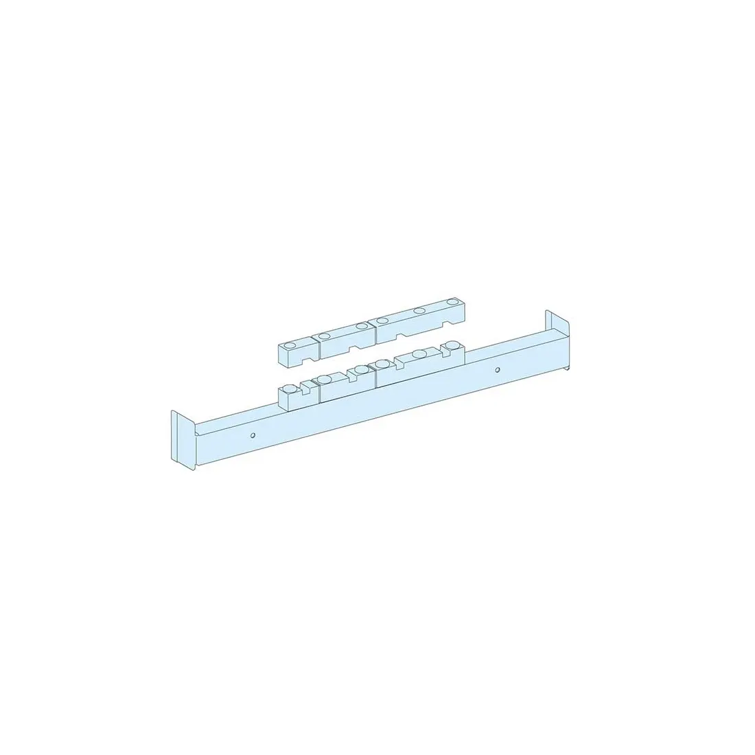 شنايدر - إكسسوار لوحة خدمة - CONNECTION SUP.70MM B/CENTRES