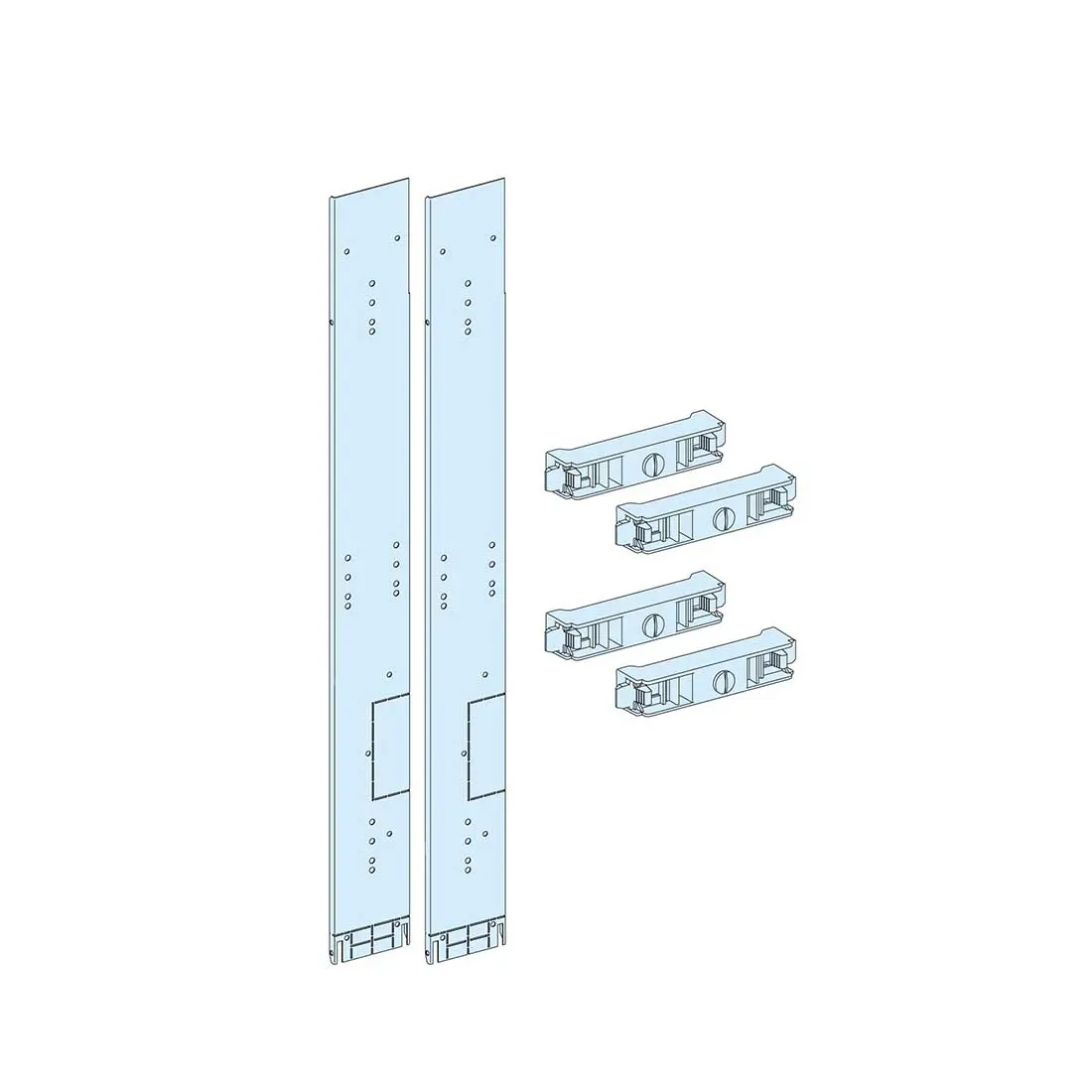 شنايدر - إكسسوار لوحة خدمة - FORM 2 FRONT BARRIER FOR LATERAL VERTICAL BUSBARS, L = 150 MM