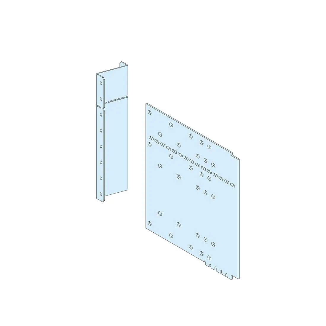 شنايدر - إكسسوار لوحة خدمة - FORM 3 VERTICAL PARTITION FOR REAR CONNECTION, 5 OR 6 MODULES