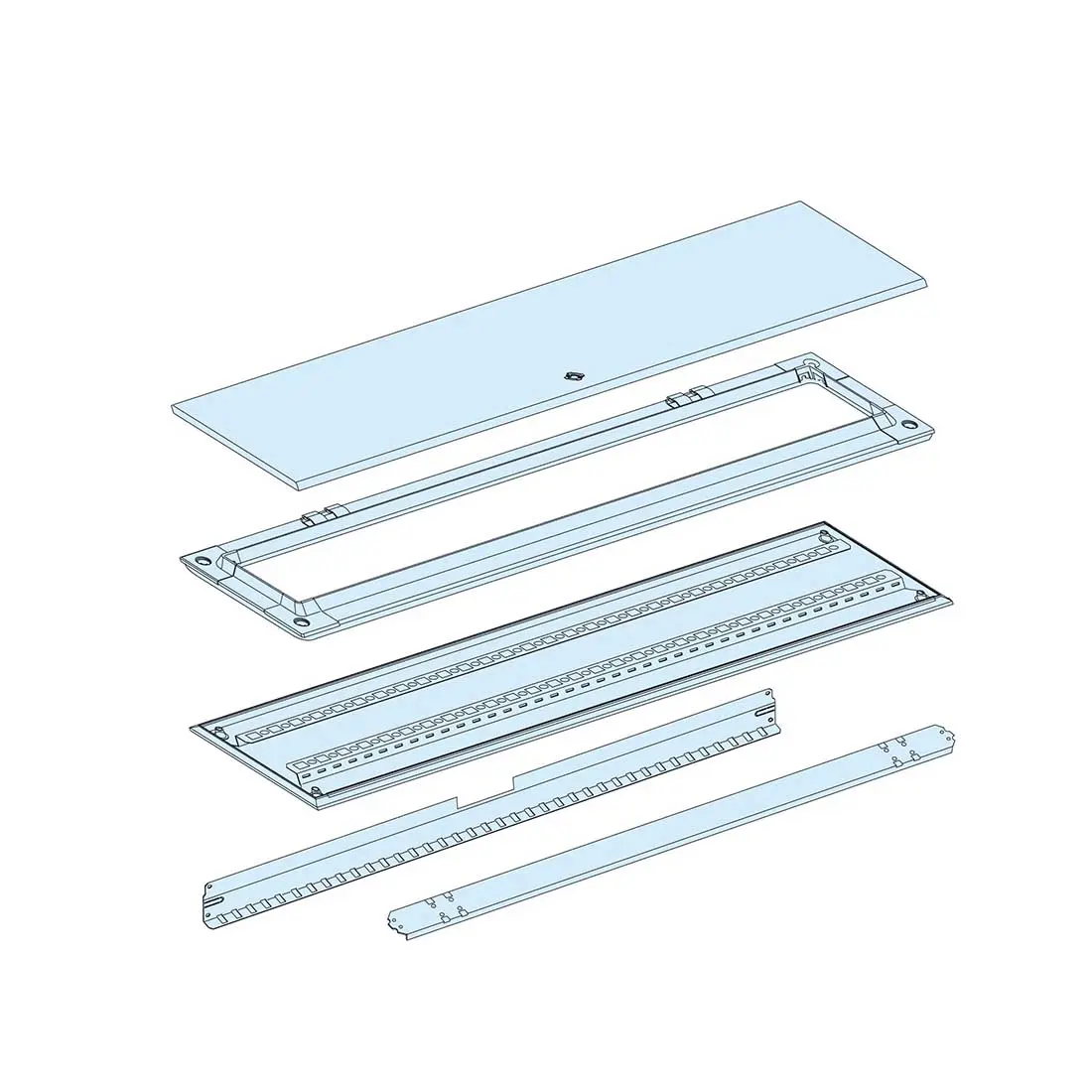 شنايدر - إكسسوار لوحة خدمة - DUCT (REAR ENCLOSURE+PLAIN DOOR) W300 27M PRISMA G IP55