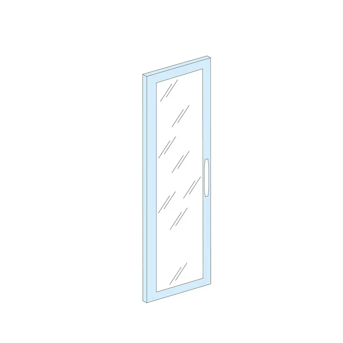 شنايدر - إكسسوار لوحة خدمة - IP55 TRANSPARENT DOOR, W = 800 MM