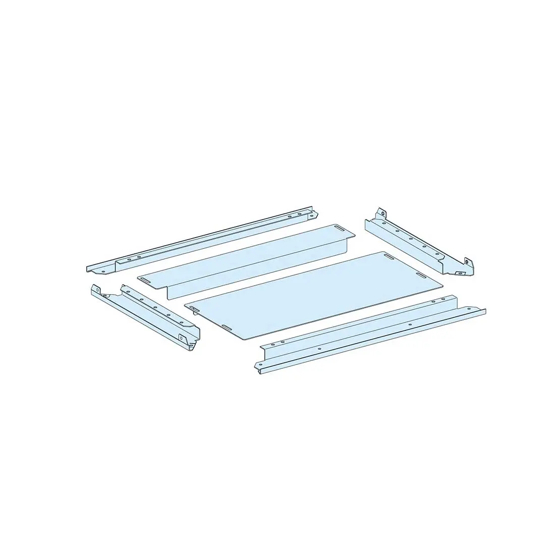 شنايدر - إكسسوار لوحة خدمة - IP30 2-PART GL.PL.W650 D600