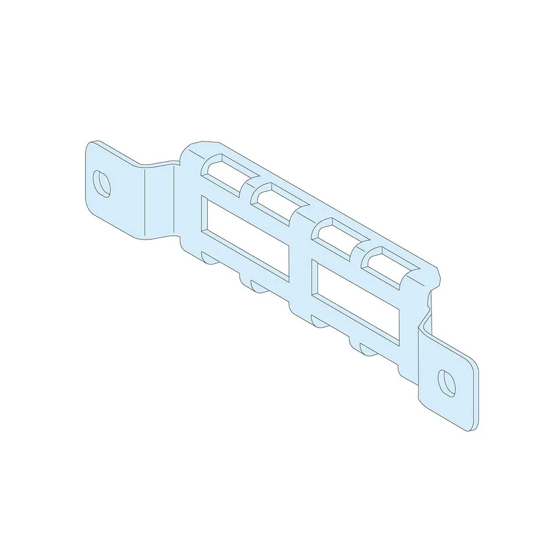 شنايدر - إكسسوار لوحة خدمة - 4 CABLE TIE SUPPORTS D400