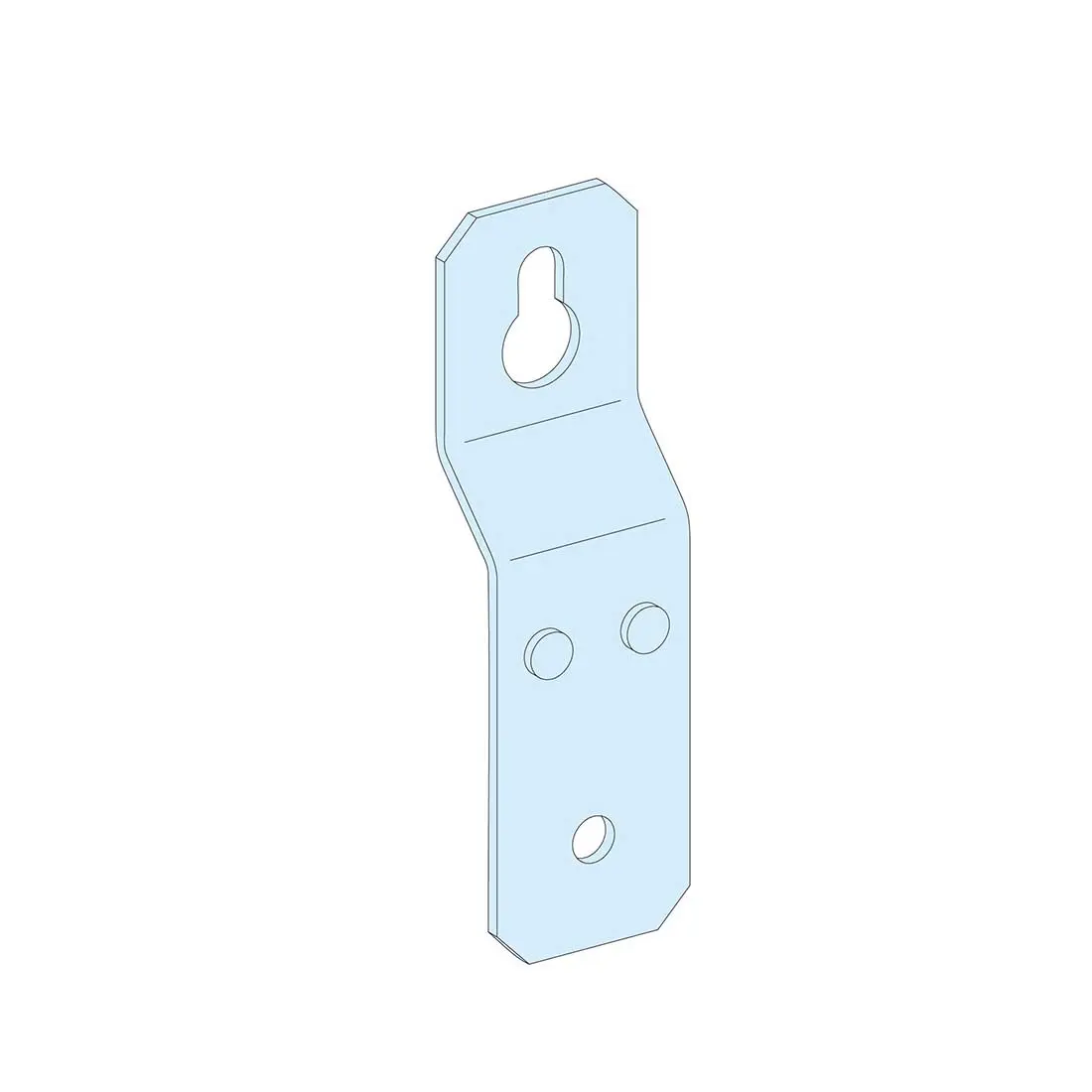 شنايدر - إكسسوار لوحة خدمة - 4 EXTERNAL BRACKETS FOR PACK 160