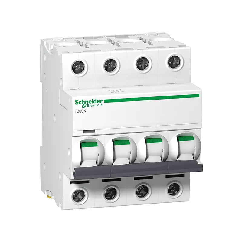 شنايدر - قاطع تيار مصغر Acti9 iC60N، 4 Pole، 25A، منحنى C