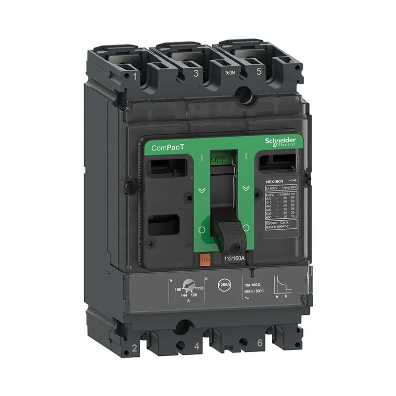 شنايدر - قاطع 200 أمبير - 3 خط - NSX250N, 50kA at 415VAC, TMD Trip Unit