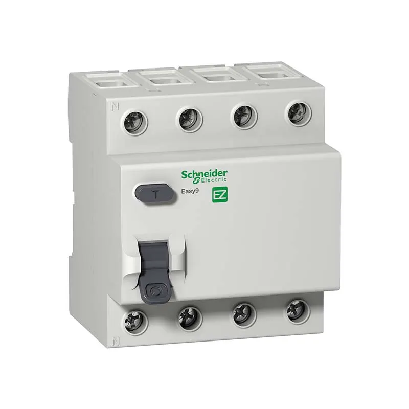 شنايدر - قاطع تفاضل - RCCB Breaker, Easy9, 4P, 63A, 300 mA, Type AC - Easy9