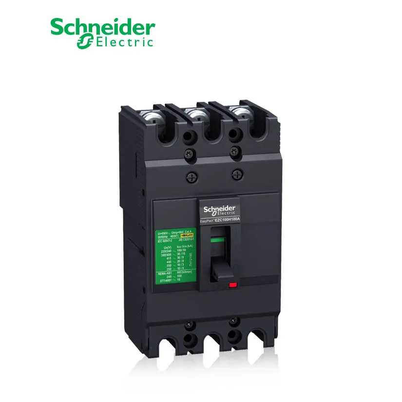 شنايدر - قاطع رئيسي 75 أمبير - EasyPact EZC100H, 3P, 75A, 30kA 400/415V, TMD Trip Unit