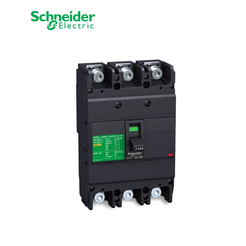 شنايدر - قاطع رئيسي 175 أمبير - EasyPact EZC250N, 3P, 175A, 25kA 400/415V, TMD Trip Unit