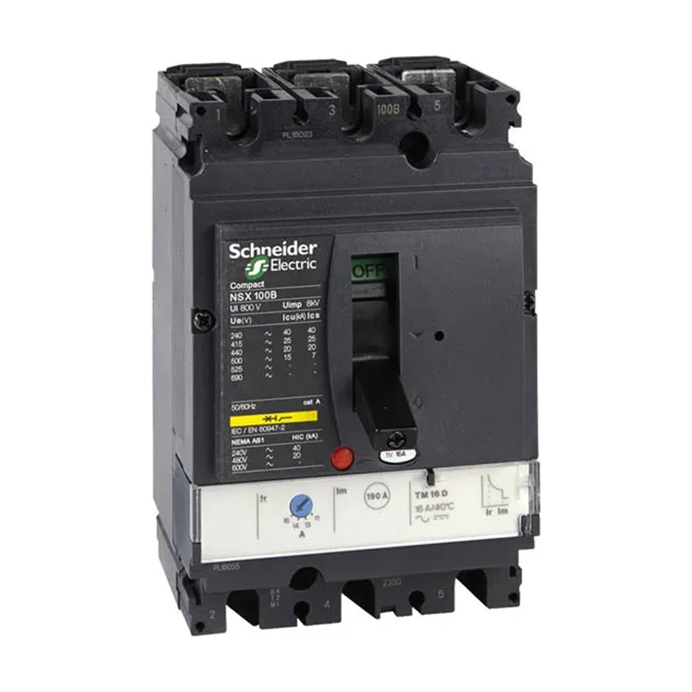 قاطع رئيسي شنايدر ComPact NSX100B 3P 3d TMD 32A 25kA 415VAC