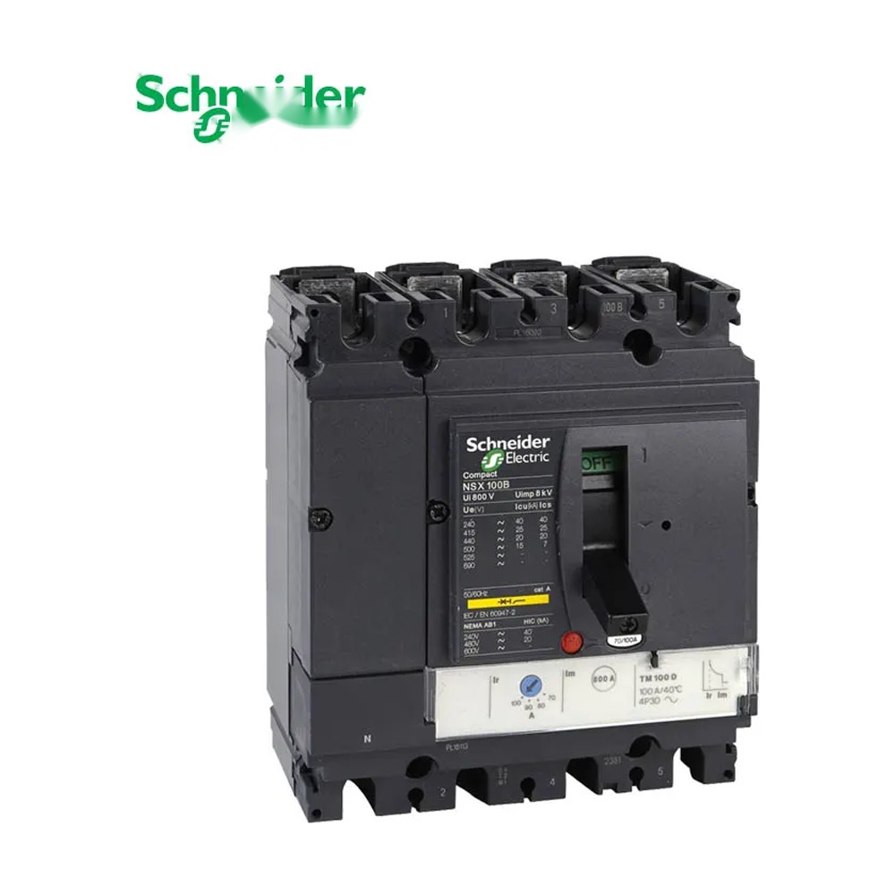 قاطع رئيسي شنايدر ComPact NSX100H 4P 4d 70kA 415VAC TMD 16A