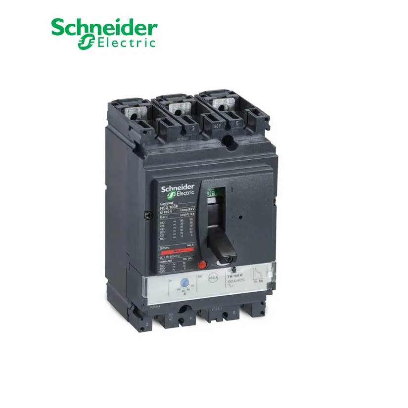 شنايدر - قاطع رئيسي 160 أمبير - ComPact NSX160H, 3P 3d, 70kA at 415 VAC, TMD Trip Unit 160A