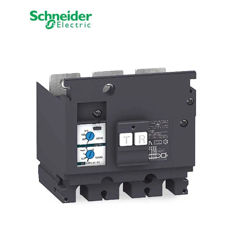 شنايدر - وحدة حماية للتسريب الارضي - 4 خط - Compact NSX 250, MH Type, 200 VAC To 440 VAC, 30mA to 10A