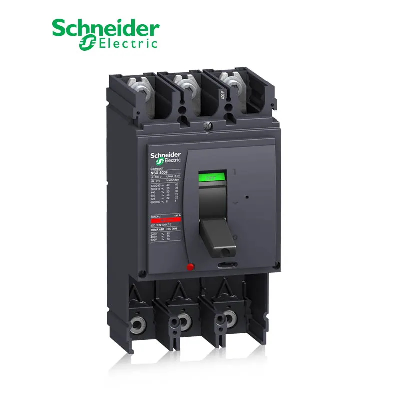 شنايدر - قاطع رئيسي 400 أمبير - ComPact NSX400F, 400A, 3P, 36kA at 415 VAC 50/60 Hz, w/o Trip Unit