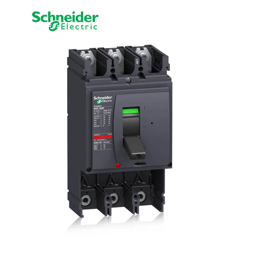 شنايدر - قاطع رئيسي 400 أمبير - ComPact NSX400S, 400A, 3P, 100kA at 415 VAC 50/60 Hz, w/o Trip Unit