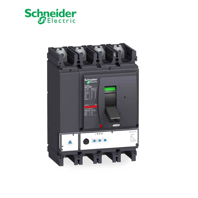 شنايدر - قاطع رئيسي 250 أمبير - ComPact NSX400N, 50kA at 415 VAC, MicroLogic 2.3 Trip Unit 250A, 4P 4d