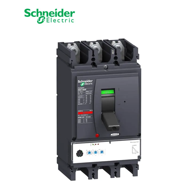 شنايدر - قاطع رئيسي 250 أمبير - ComPact NSX400H, 3P 3d, 70kA at 415 VAC, MicroLogic 2.3 Trip Unit 250A