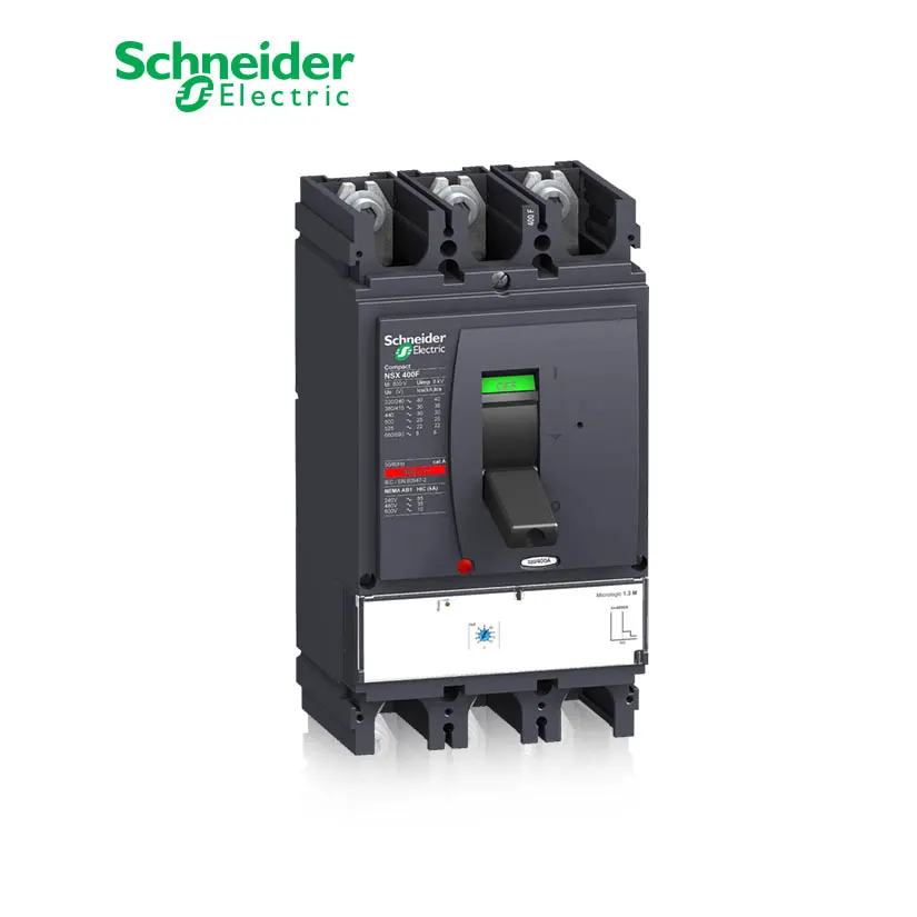 شنايدر - قاطع رئيسي 320 أمبير - ComPact NSX400N, 50kA at 415 VAC, MicroLogic 1.3 M Trip Unit 320A, 3P 3d