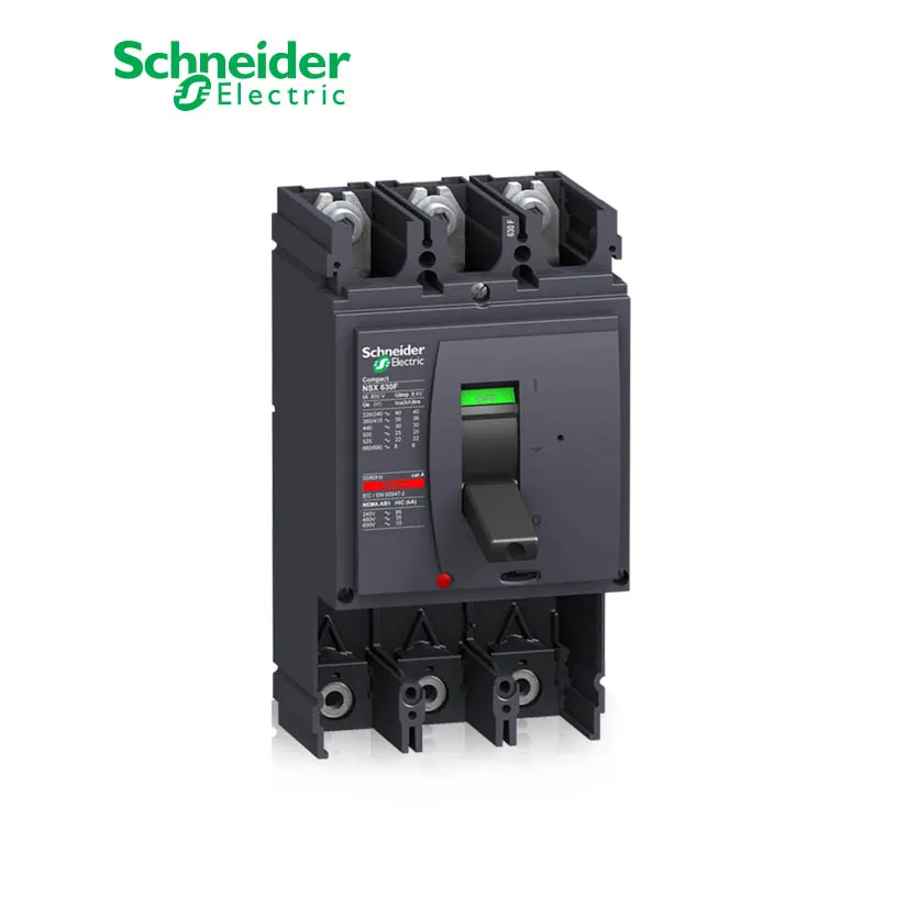 شنايدر - قاطع رئيسي 630 أمبير - ComPact NSX630F, 630A, 3P, 36kA at 415 VAC 50/60 Hz, w/o Trip Unit