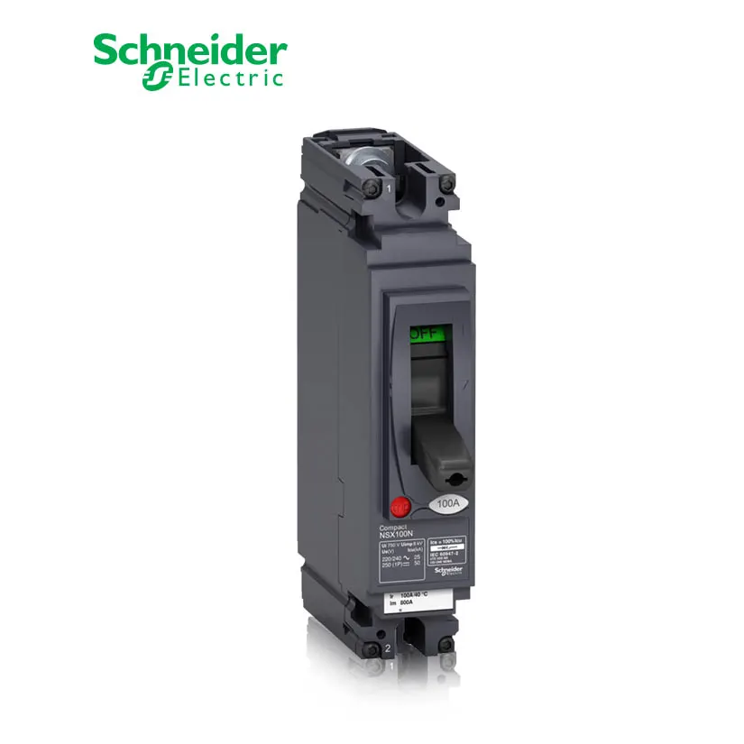 شنايدر - قاطع رئيسي 63 أمبير - ComPact NSX100N AC/DC, 1P 1d, 25kA at 240 VAC, TMD Trip Unit 63A