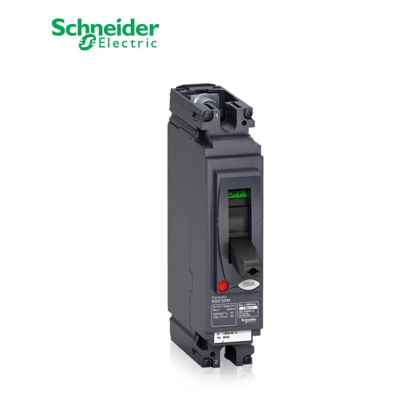 شنايدر - قاطع رئيسي 25 أمبير - ComPact NSX100M AC/DC, 1P 1d, 40kA at 240 VAC, TMD Trip Unit 25A