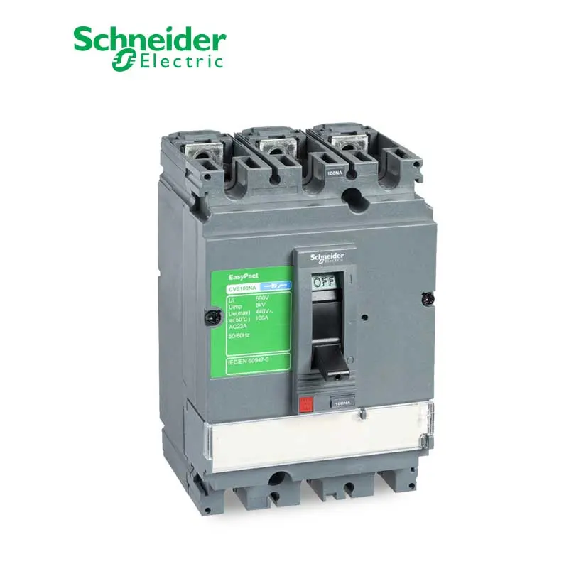 شنايدر - قاطع فصل 100 أمبير - EasyPact CVS100NA, 3 Poles, 100A, AC22A, AC23A