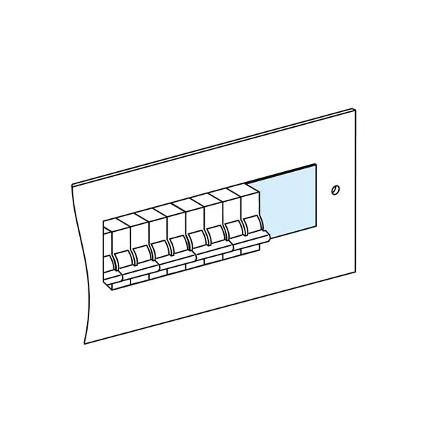 شنايدر - إكسسوار لوحة خدمة - 4M DIVISIBLE BLANKING PLATES W90