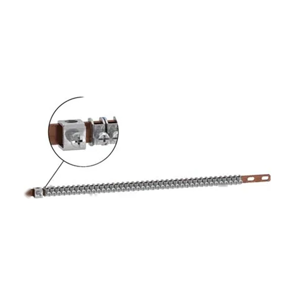 شنايدر - إكسسوار لوحة خدمة - 2 EARTH BAR 35²/20 CLAMP L200 LINERGY TB