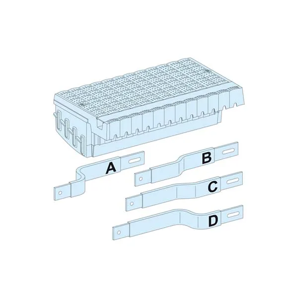 شنايدر - إكسسوار لوحة خدمة - LINERGY FC D.BLK /NSX250 4P TOG/FIX+CONN