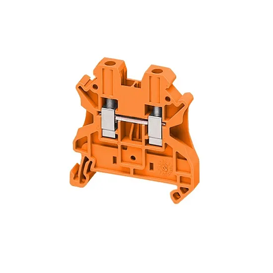 شنايدر - موصل أسلاك DIN RAIL - مقاس 4 مم - برتقالي