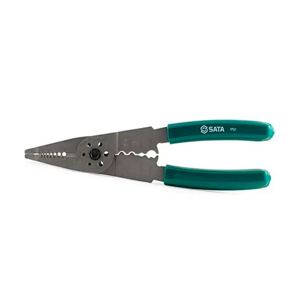 ساتا - أداة تعرية الأسلاك الكهربائية ومكبسها - 8 بوصة