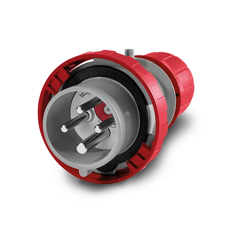 سكامي - قابس صناعي، 16A، 3P+E، 6h، IP66/IP67/IP69، 380-415V، 50Hz، 60Hz، أطراف لولبية، مع جهاز عكسي