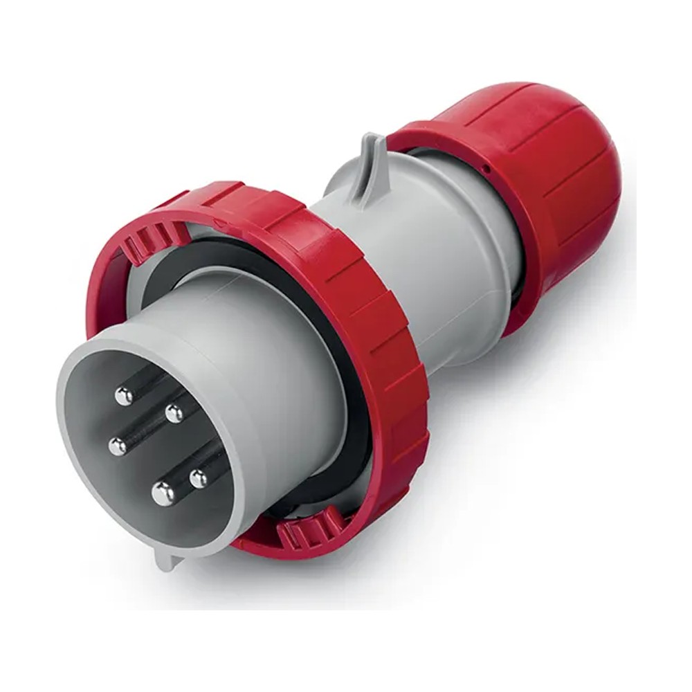 سكامي - قابس صناعي، 16A، 3P+N+E، 6h، IP66/IP67/IP69، 346-415V، 50Hz، 60Hz، أطراف مثقبة