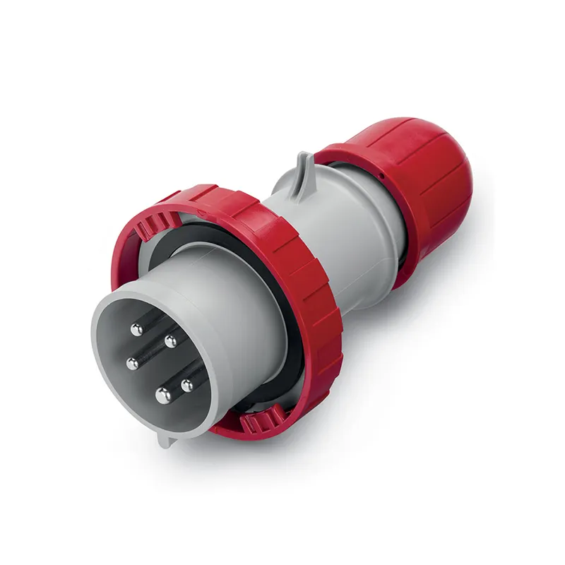 سكامي - قابس صناعي، 16A، 3P+N+E، 6h، IP66/IP67/IP69، 346-415V، 50Hz، 60Hz، أطراف مثقبة