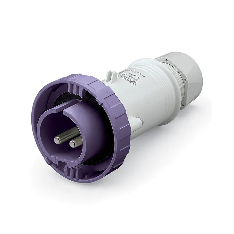 سكامي - قابس صناعي، 16A، 2P، IP66/IP67، 20-25VA، 50Hz، 60Hz، أطراف لولبية