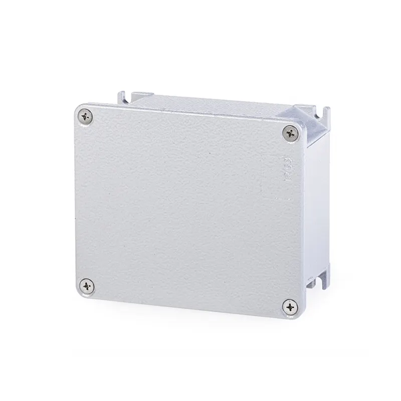 سكامي - صندوق تقاطع، 140x115x60mm، IP66، سطح، رمادي، ألمنيوم مسبوك