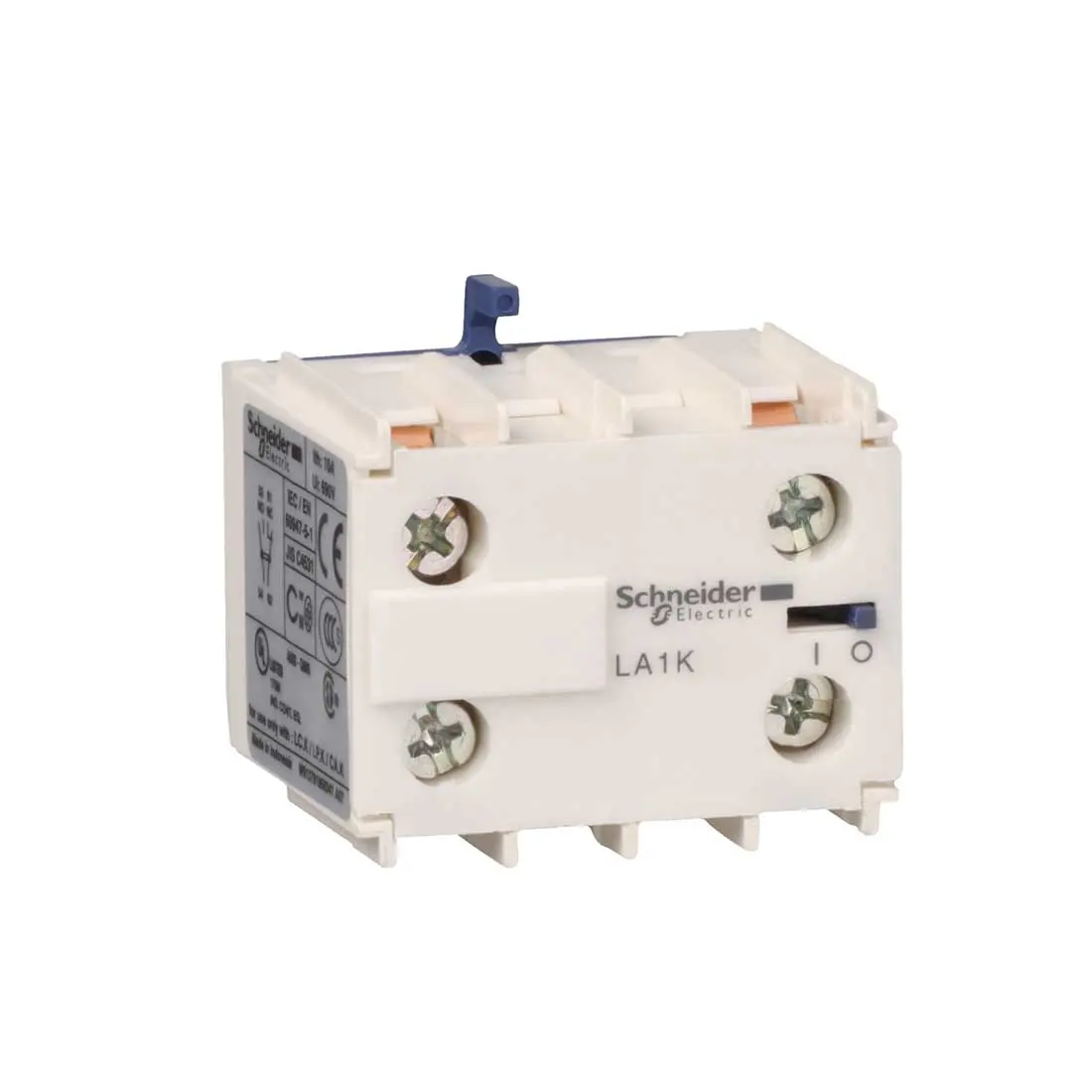 شنايدر - أكزيليري كونتاكت - Auxiliary contact block - 2 NO - screw-clamps terminals