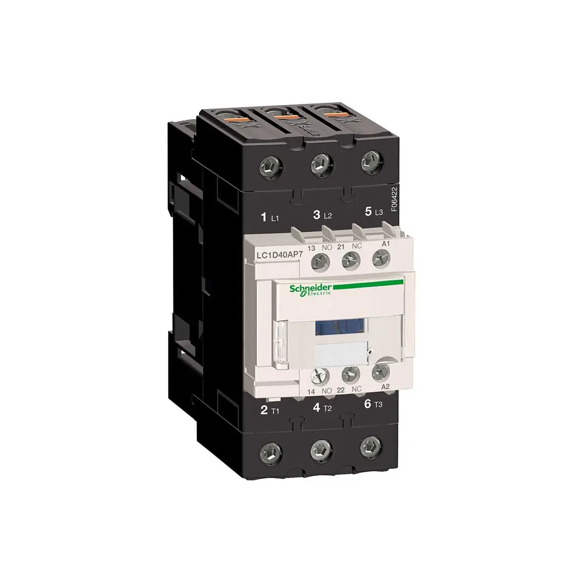 شنايدر - كونتاكتور - 40A 3P 440V 1NO+1NC