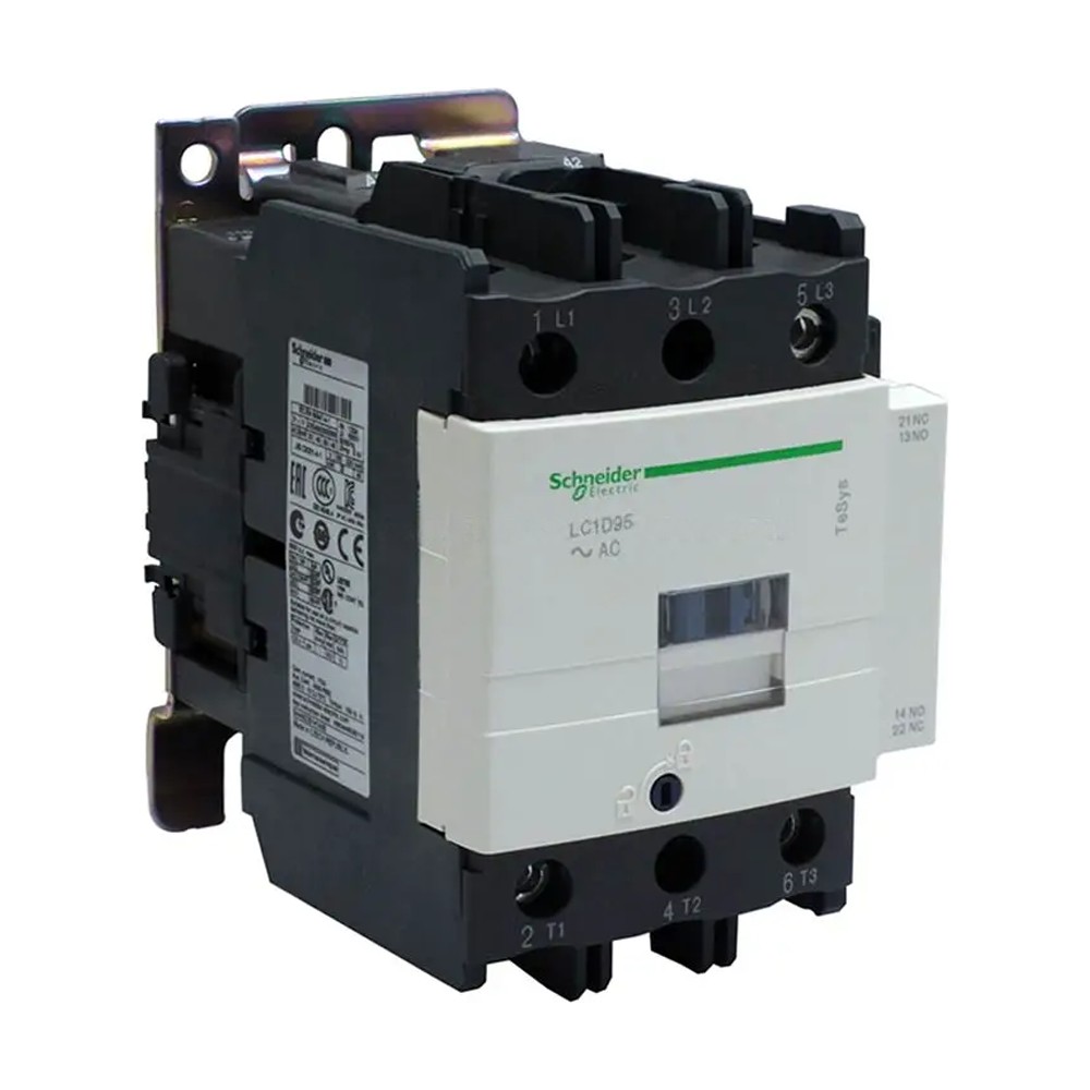كونتاكتور ثلاثي القطب من شنايدر - 440 فولت حد اقصى - 95 امبير - TeSys D contactor LC1D95M7