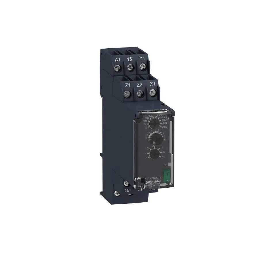 شنايدر - مؤقت متعدد الوظائف -  8A, 1 CO, 300h, Symmetrical Flashing, 24...240V AC DC
